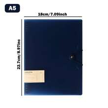 1pc A5 8-Hole Jelly Color Translucent PP Loose-Leaf Binder With Snap Button, Minimalist Notebook Cover & Planner Organizer For School Office Stationery - Ring Binder - View 6