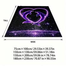 1 Buah Selimut Flanel Boho, Selimut Musim Panas, Selimut Tempat Tidur, Selimut untuk Berkemah, Selimut untuk Pantai, Selimut Lempar, Selimut Serbaguna Lembut, Selimut Pendingin - Violet Purple - View 11
