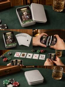 Custom Pet Playing Cards, Custom Gentleman Pet Art From Your Photo, Personalized Poker Cards, Novelty Keepsake Gift For Pet Owners, Great For Game Night, Party Entertainment And Collection. - Multicolor - View 5
