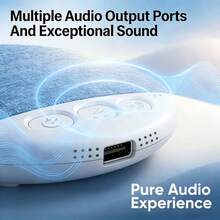 Pillow Speaker For Sleeping Ultra-Thin 200mAh Portable Sleep Speaker Under Pillow 3 Timers, Noise Sound Machine Speaker For Bed, Not Disturb Partner For Side Sleepers Travel - View 3