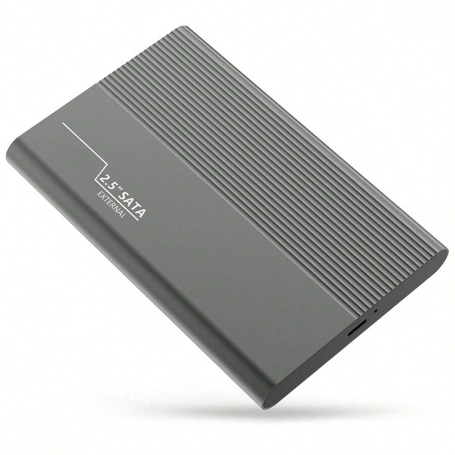2TB USB 3.0 Portable External Hard Drive - 2.5" High-Speed Data Transfer, Durable & Stable, Ideal For Laptops, Desktops, And PCs, Compatible With Windows 7-11/IOS Systems, PC Backup Storage|Sleek Black Design|Sleek Storage Design - View 1