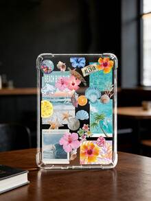 1pc Summer Ocean Element Pattern Transparent Anti-Drop Full Coverage Soft Silicone Protective Case Compatible With Kindle 11th Gen 2022/Kindle Paperwhite 12th Gen 2024/Kindle Colorsoft Signature Edition, Clara Colour/Bw/2E - Multicolor - View 17