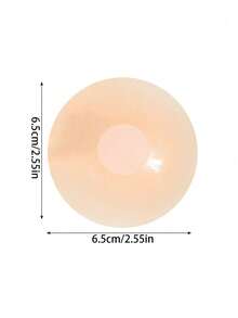 2/12pcs Invisible Silicone Adhesive Nipple Covers, Thin Adhesive Nipple Covers Suitable For Various Occasions, Summer Essential - Multi-color - View 4