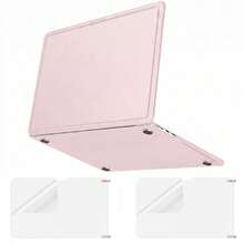 Ultra-Thin Matte Neo Protective Case, Compatible With MacBook Air 15"/13"/M5 Pro 16"/14", Semi-Transparent Matte Hard PC Protective Shell, Precise Fit Anti-Scratch Anti-Deformation, With Anti-Slip Edge, Includes Hard Shell + Bow Tie Bag + Screen Film - View 13