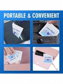 10/100/200pcs Individually Wrapped Lens Cleaning Wipes, Pre-Moistened Anti-Fog Wipes, Suitable For Glasses, Fashion Eyewear, Phones, Laptops And Cameras, Quick-Drying Streak-Free Multi-Surface Optical Cleaning Cloth - Multicolor - View 4