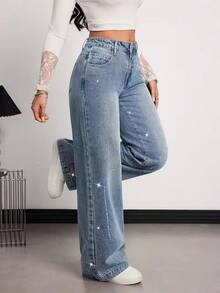 CHILAM Women Jeans - Medium Wash - View 6