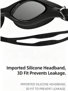Adult Swimming Goggles Anti-Fog Swimming Training Glasses 3D Leak-Proof Soft Silicone Seal Waterproof Swimming Goggles Unisex For Pool And Open Water Swimming - Sea Salt Blue - View 9