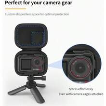 For DJ*I Osmo Action 6 Camera Carrying Case, Shockproof Anti-Scratch Storage Bag Portable Protective Shell With Carabiner For DJ*I Osmo Action 6/5 Pro/4/3 - View 5