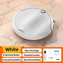 Robot Vakum 2-in-1, Daya Hisap 2800Pa & Robot Pel, Mendukung Aplikasi dan Kontrol Jarak Jauh, Pengisian Daya USB, Mesin Pembersih Otomatis Sepenuhnya, Cocok untuk Lantai Keras, Karpet Pendek, dan Bulu Hewan Peliharaan - MultiWarna - View 12