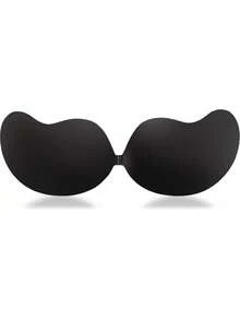 1/2 Pieces Of Plus Size Angel Wing Close-Fitting Bra, Non-Rings Push-Up Backless Bra - Multicolor - View 11