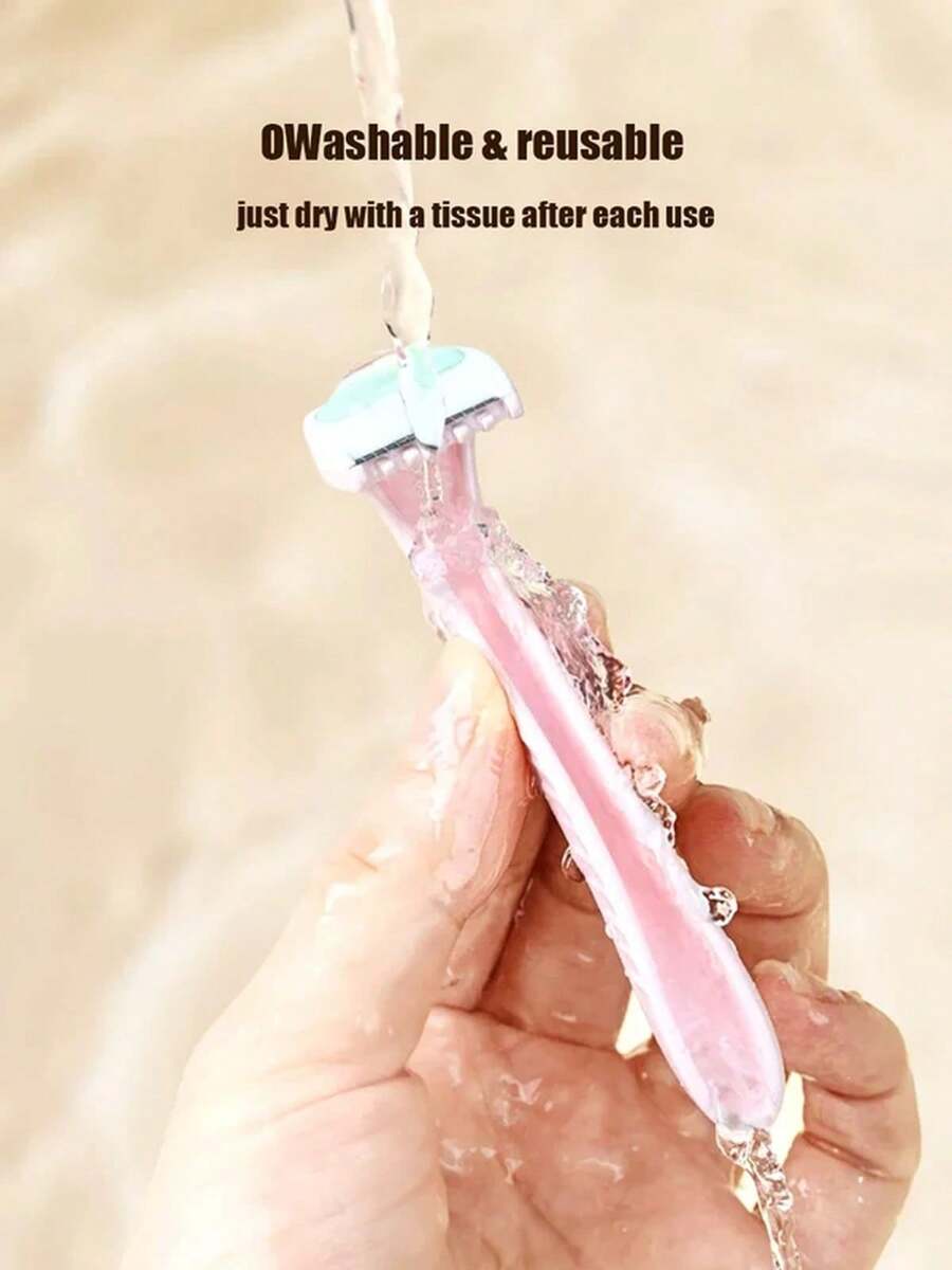 Mini Intimate Hair Razor Set - Personal Hygiene Bikini Line Trimmer For Women Men Pubic Leg Armpit Upper Lip Hair