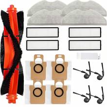 Accessory Kit Compatible With Xiaomi H40 Vacuum Cleaner | Complete Spare Parts: Filter, Mop, Main Brush, Side Brush, Dust Bag | Perfect Fit, Sturdy Structure, Easy Installation - H40 - View 8