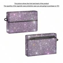 1pc Exclusive Luxury Rhinestone Studded Protective Case For TEREA, Fully Covered With A-Grade Artificial Diamonds For Sparkling Glamorous Effect, Suitable For TEREA, IQOS ILUMA, Best Used In Bright Lighting Environments - Multicolor - View 10