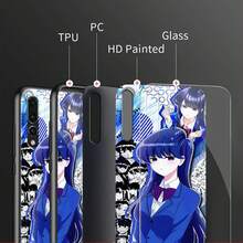 [Envío en 24h desde DE/FR/ES]Funda de teléfono de cristal Apple 17 16 15 Komi Can't Communicate 01 para iPhone 16 15 14 13 12 11, funda de teléfono estética premium, opción perfecta de regalo para vacaciones, carcasa protectora suave y absorbente de impactos, adecuada como regalo sorpresa de cumpleaños y festival para hombres y mujeres para iPhone - A - Ver 6