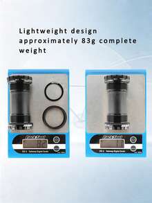 ZRACE ITA-DUB 中軸，義大利螺紋 ITA 68/70mm DUB，適用於公路車與登山車，黑色 - 黑色 - 查看 8