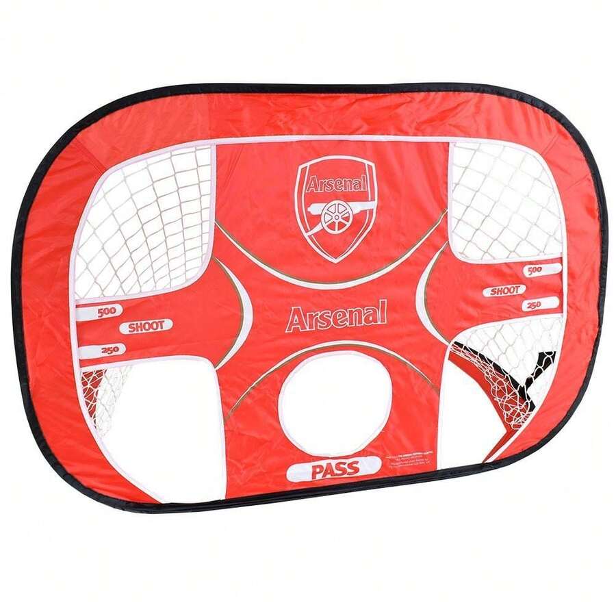 Arsenal FC Target Pop Up Football Goal - Red - View 1