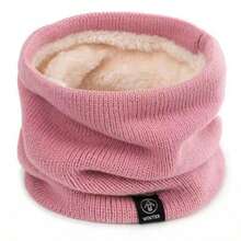 1pc Fashionable Warm Neck Warmer, Autumn/Winter Knitted Neck Scarf, Windproof And Warm - 1pcs - View 6