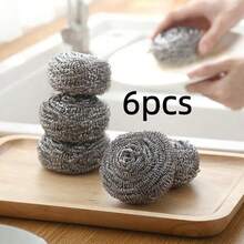 Magic Steel Wool Stainless Steel Heavy Duty Ball, Used For Dishwashing Cleaning, Dishwasher, Kitchen Pot Rust Removal Cleaning Tool, Single Independent Packaging - 1 Set - View 8
