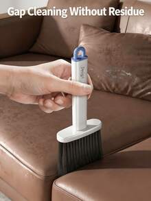 1pc Multi-Function Soft Bristle Gap Brush With Clip Or Scraper, Home Cleaning Tool For Dusting, Window Track Cleaning, Car Interior Dusting. Suitable For Living Room, Bedroom, Kitchen, Bathroom, Car And Other Places. - Multiple Styles - View 6