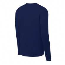 Spiro Ladies/Womens Sports Quick-Dry Long Sleeve Performance T-Shirt - Navy - View 2
