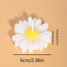 24/6/1pc Chamomile Scented Candles, Creative Floating Aromatherapy Candles, Suitable For Home Decor, Holiday Party Decoration, Wedding Decoration, Romantic Proposal Scene Decoration Props - Chamomile - View 3