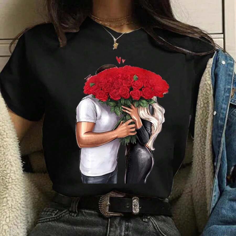 Women T-Shirts - Black - View 1