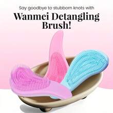 1pc Magic Detangling Comb Boxed 4 Colors Anti-Static Massage Hair Brushes Air Cushion Hairbrush Comb Festival Gift Box Comb - A - View 8