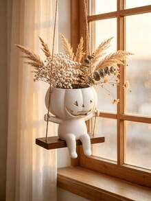 Artesanías de resina, decoración colgante de calabaza blanca y naranja, decoración del hogar, decoración del hogar de otoño, decoración del hogar de estilo moderno para días festivos - Colección de calabazas - Ver 6