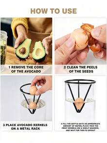 1/2pcs Hydroponic Seedling Support Pot, Creative Cone-Shaped Plastic Seedling Container, Suitable For Avocado And Various Plant Seeds Germination And Cultivation, Lightweight Hanging Design, Gardening Gift Home Decor - Multicolor - View 9
