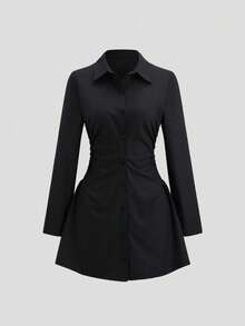Women Short Dresses - Black - View 1