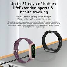 Women's Fashion Smart Watch Silicone Strap Sports Mode Weather Notification Display Customizable Watch Face Activity Tracker - View 5