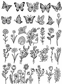 LAMYA Pre-Printed Floral Designs: Instantly Start Stitching With A Variety Of Charming Botanical Patterns - No Drawing Or Tracing Needed. Perfect For Beginners And Seasoned Crafters Alike. - 5729 - View 6