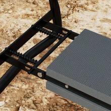 2 In 1 Garden Kneeler Seat Kneeling Pad Support Bench Foldable Knee Protector, Grey - A - View 7