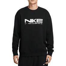 Nike Premium Men's Crew Neck Thin Fleece Sports Letter Sweatshirt IB5450-010 - IB5450-010 - View 13