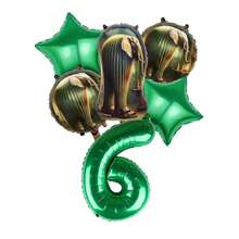 WPETLE Shanhaijing Italian Brainrot Character Lirilì Larilà Meme Balloon Set, Weird Fantasy Creature Foil Balloons With Number 1-9, Birthday Party Decorations For Kids - Lirilì Larilà - View 15