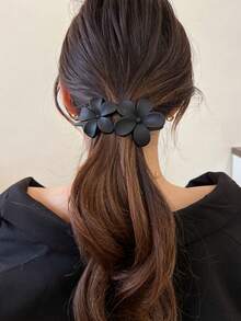 Flower-Shaped Hair Clip Suitable For Daily Wear - Multicolor - View 5
