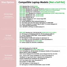 TECOOL 13.3-16 吋筆電保護套，相容 MacBook Neo A18、Air Pro 13 14 吋 M1 M2 M3、Air 15 吋 M2 M3、Pro 16 吋、HP 筆電，絎縫直立式筆電包附口袋 - 查看 9