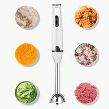 400W Hand Blender Electric Stick Blender Curry Puree Food Mixer Liquidiser - White - View 3