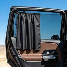 Half-Cover Car Sunshade, Heat Insulation & UV Protection, Retractable, Summer Sun Protection - A - View 6