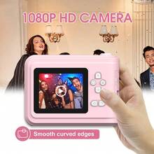 LIPETY Kids Instant Print Camera Portable Digital Camera With Music Video Playback,Best Back To School Christmas Birthday Gift For Children - Pink - View 8