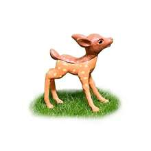 4pcs Cute Mini Deer Figurines, Resin Animal DIY Decor, Miniature Landscape Accessories, Suitable For Mini Flower Pots, Rock Gardens, Glass Jars, Indoor/Outdoor Gardens, Yards, Lawns And Home Desktop Decor - A - View 7
