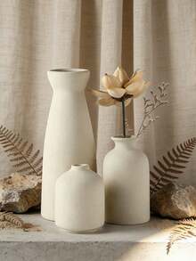 1pc/3pcs Minimalist Vase Set, Nordic INS Style Home Decor Vase, Suitable For Living Room, Bedroom, Desktop Decoration - A - View 3