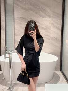 Fashionable Evening Clutch Bag For Formal Dress - Black - View 12