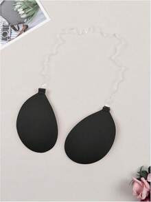Halter Adhesive Bra | Invisible Push-Up Anti-Slip Breast Pads | Transparent Strap Backless Lingerie | Invisible Push-Up Bra - Strapless Transparent Halter Style, Suitable For Backless Dresses And Wedding Gowns - Multicolor - View 7