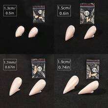4pcs Vampire Fangs, Halloween Costume Party Prank Props, Suitable For Halloween Costumes, Gothic Outfits, Cosplay, Horror Makeup Accessories - Multicolor - View 8