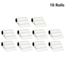 Mini 貼紙標籤印表機用熱感紙 5/10 捲 50x15mm，適用於 Miouca 熱感標籤印表機，白色黏性貼紙，居家辦公室學校收納整理用 - 查看 11