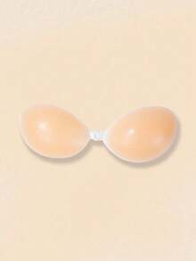 1pc Women Strapless Silicone Invisible Self-Adhesive Bra, Suitable For Spaghetti Strap Dresses And Wedding Gowns, Lifting Effect, Breathable Invisible Bra For Summer - Invisible Silicone Round Cup - View 10