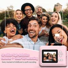 LIPETY Kids Instant Print Camera Portable Digital Camera With Music Video Playback,Best Back To School Christmas Birthday Gift For Children - Pink - View 6