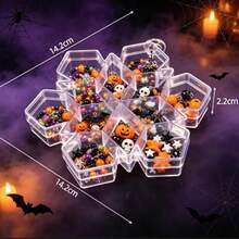1PC Asymmetrical Shaped Clear Plastic Storage Box, Halloween, Back To ...