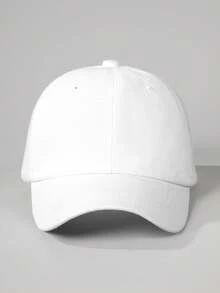 1pc Unisex Vintage Curved Brim Washed Baseball Cap, Solid Color Design, Simple Daily Versatile Item - Multicolor - View 3